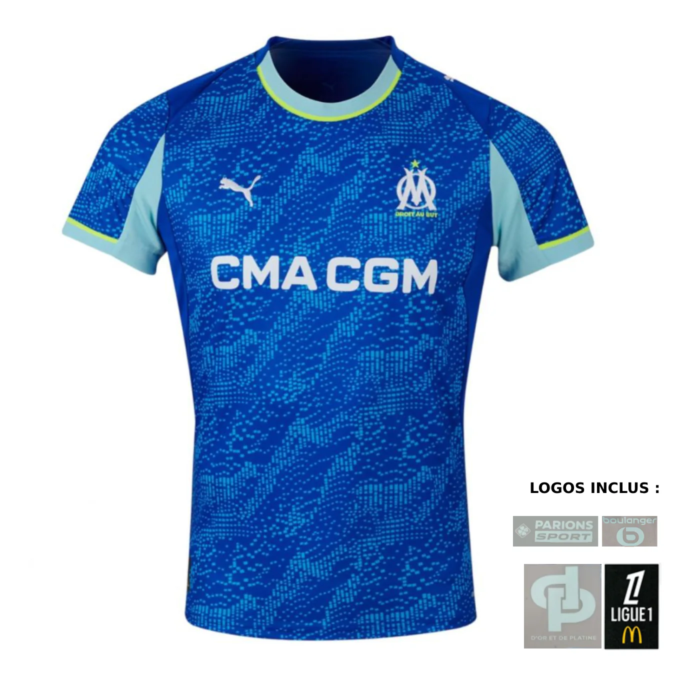 Marseille Jul D&P Third Jersey Men 2025 2026
