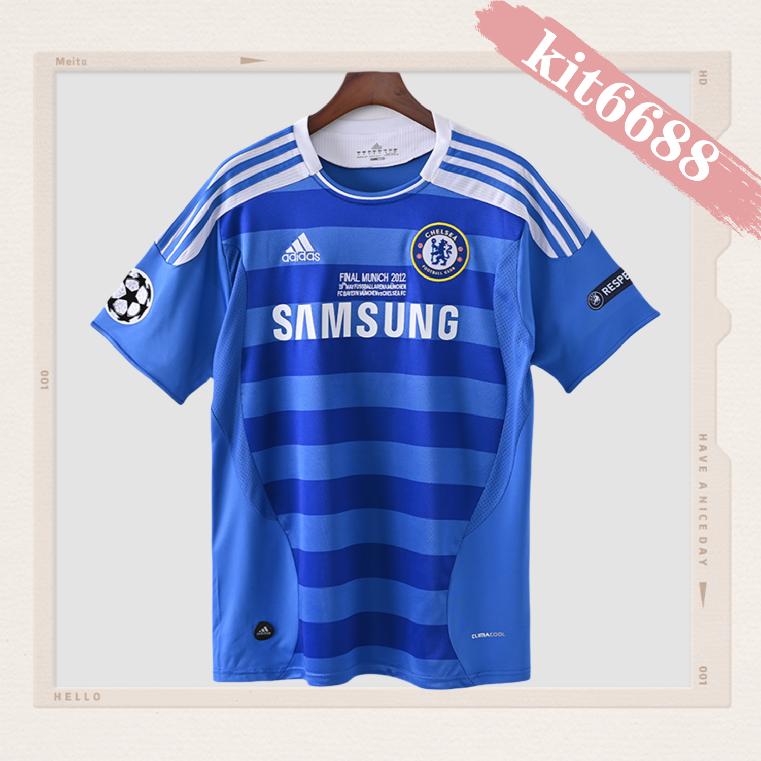2011/2012 Chelsea Retro Second Home Football Shirt (Fans)