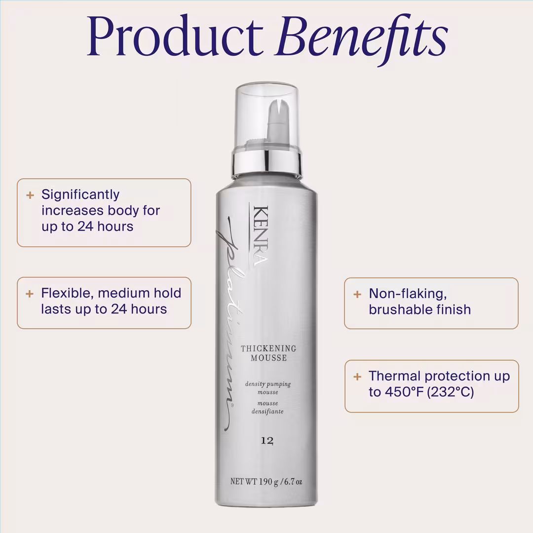 Kenra Professional  Platinum Thickening Mousse