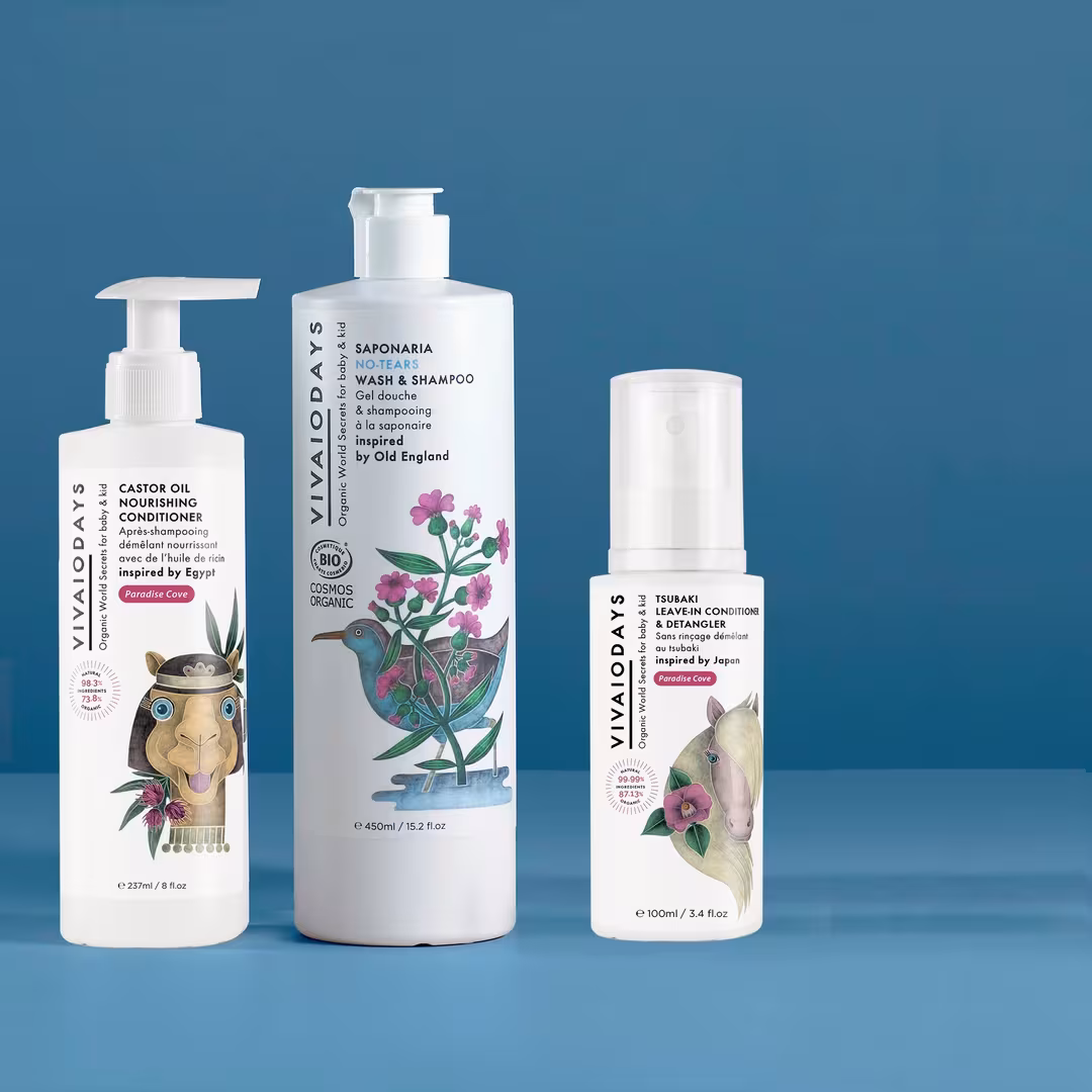 VIVAIODAYS  Natural Hair Care Bundle for Kids
