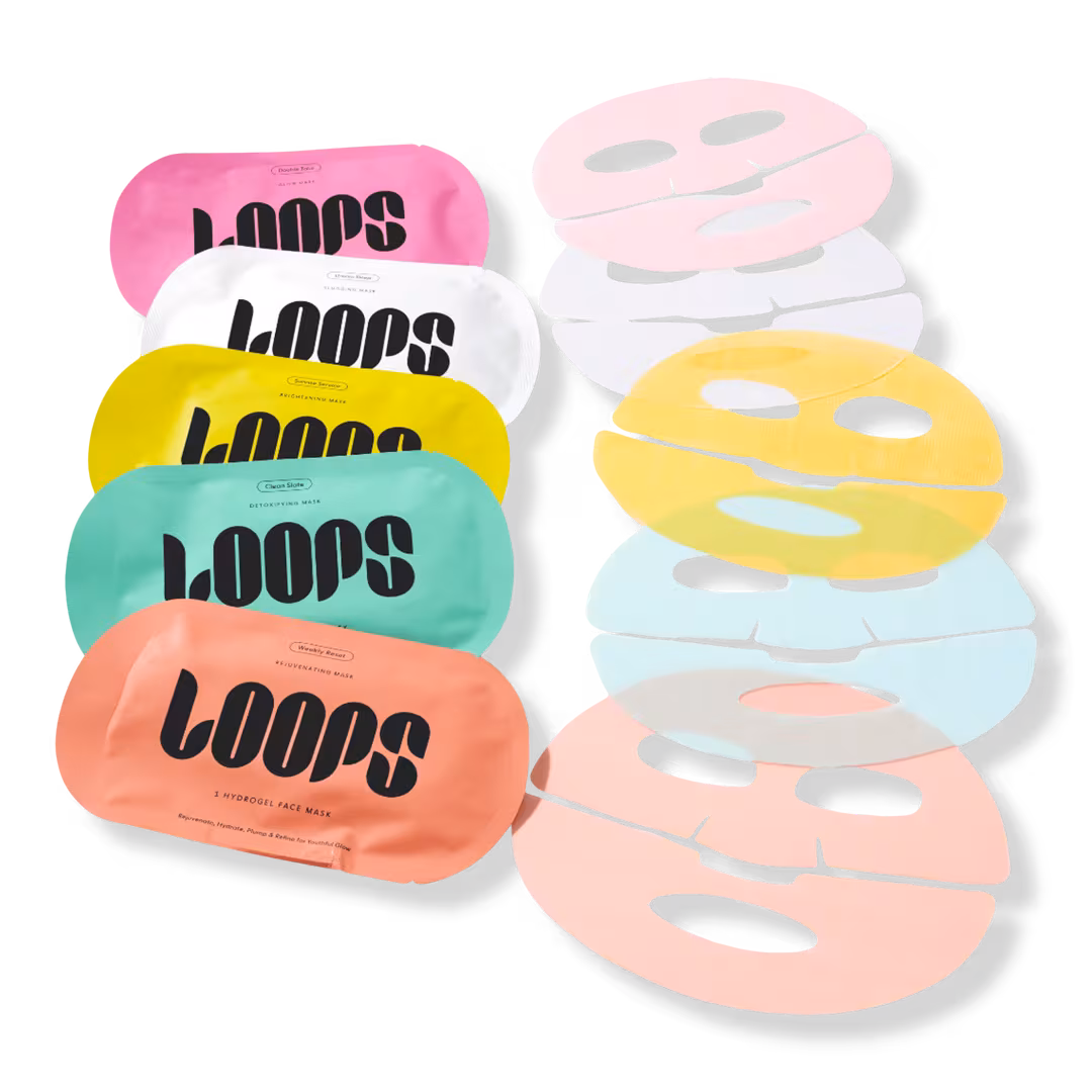LOOPS  Variety Loop Assorted Hydrogel Face Masks Set