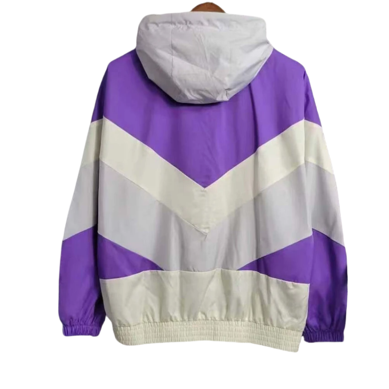Arsenal Windbreaker Purple Soccer Jersey 2023