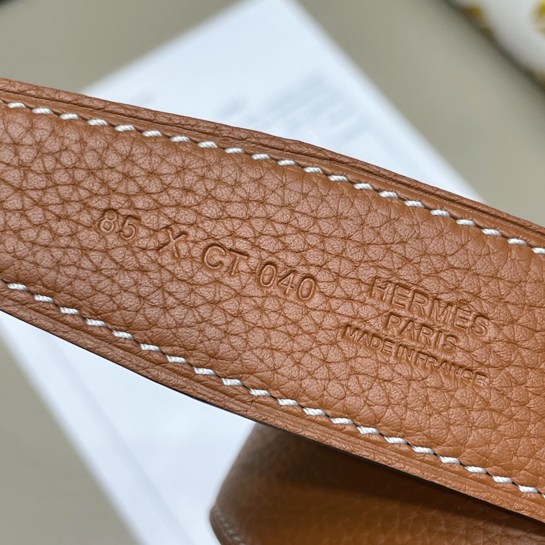Hermes  Cowhide Belt 3.2CM