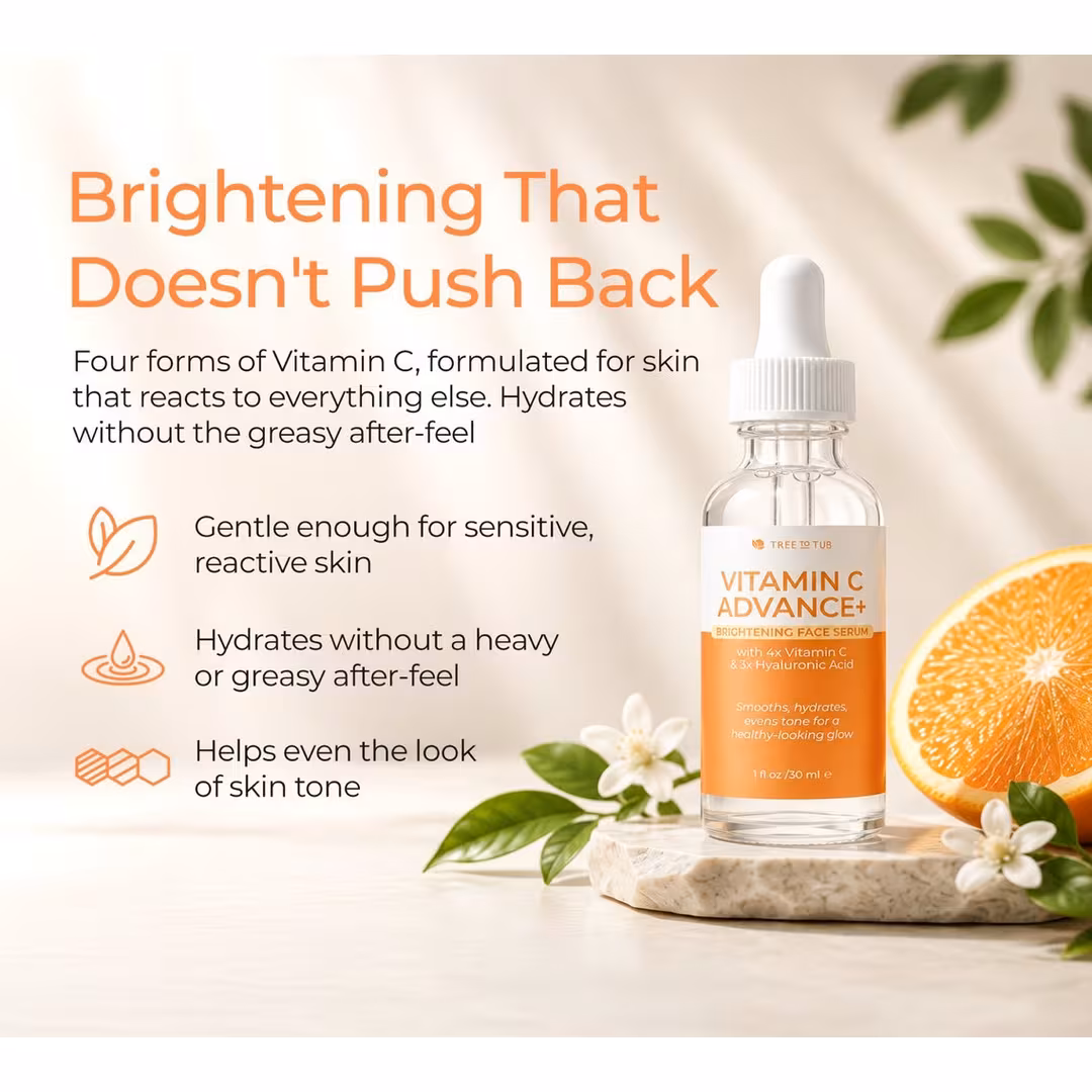 Tree To Tub  Vitamin C Advance+ Brightening Face Serum