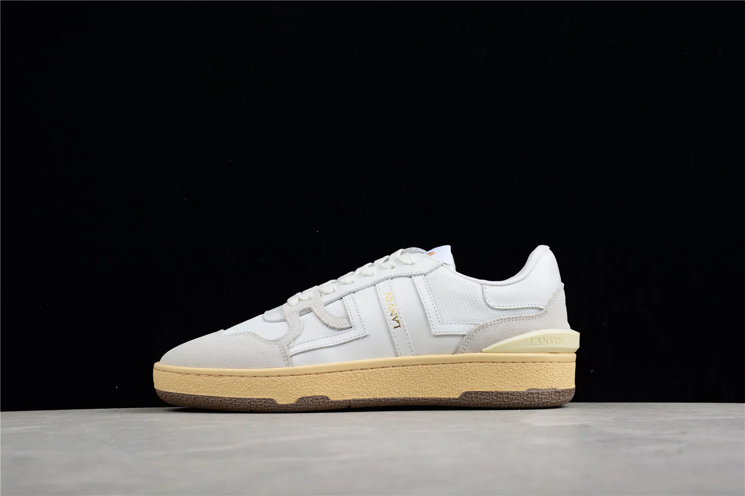 Lanvin Mesh and Suede Sneakers