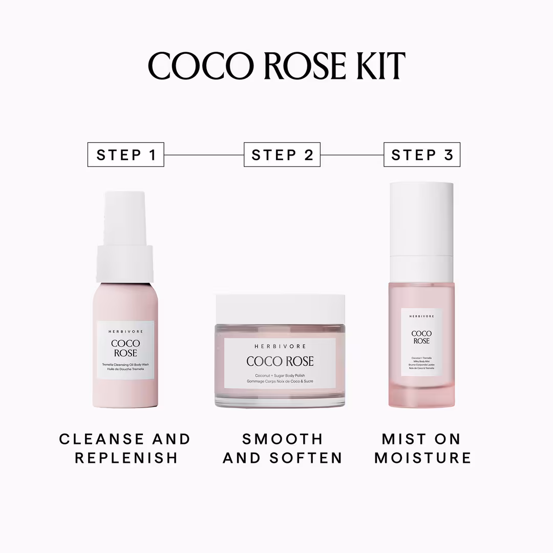 HERBIVORE  COCO ROSE Ritual Set