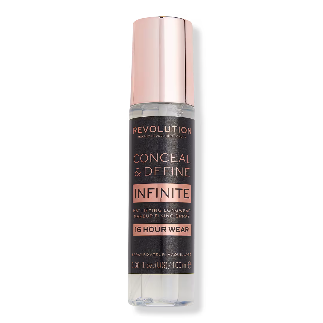 Revolution Beauty  Conceal & Define Infinite Mattifying Longwear Makeup Fixing Spray
