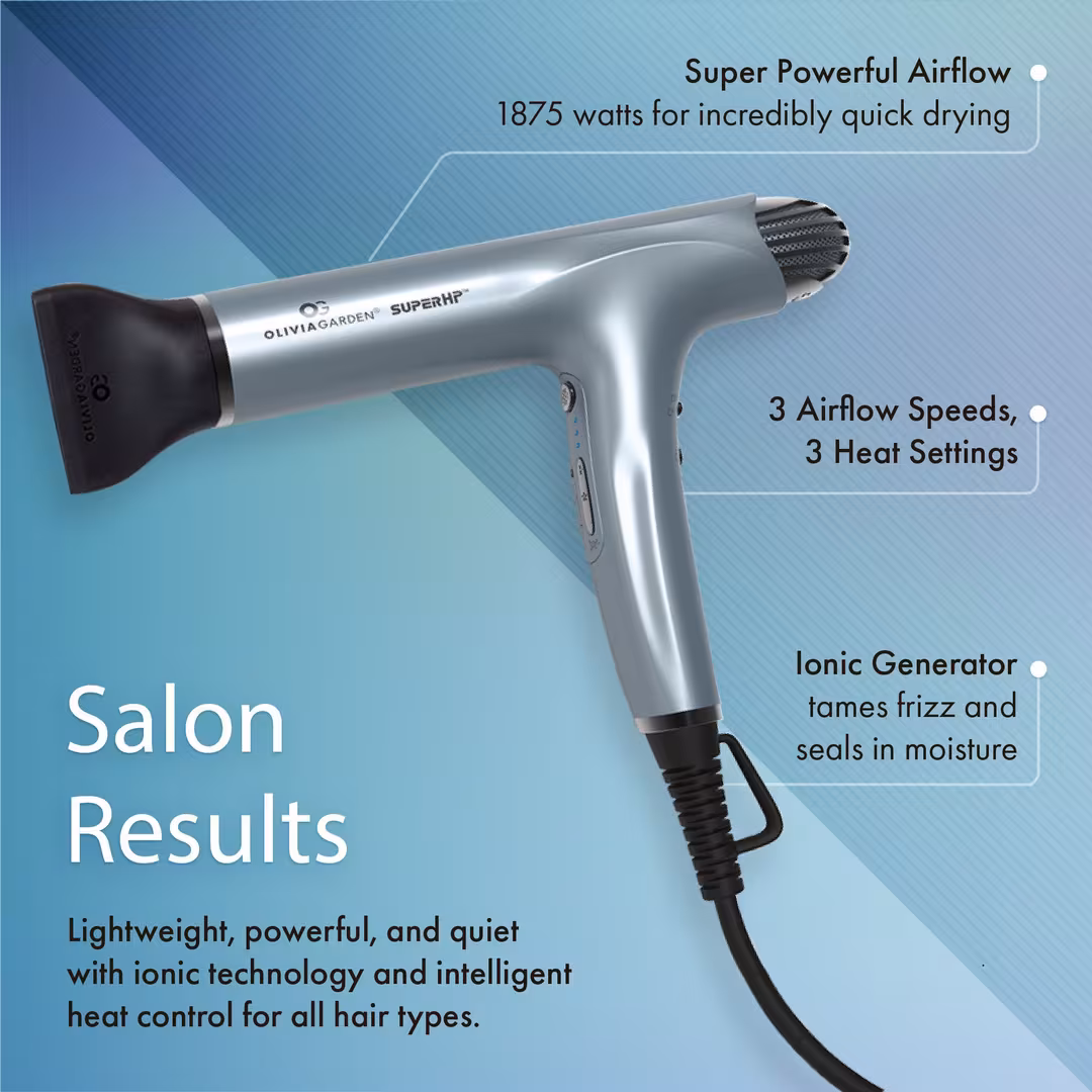 Olivia Garden  SuperHP High Performance Professional Hair Dryer