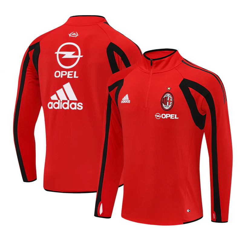 AC Milan Training Jacket Men 2005 2006 Red