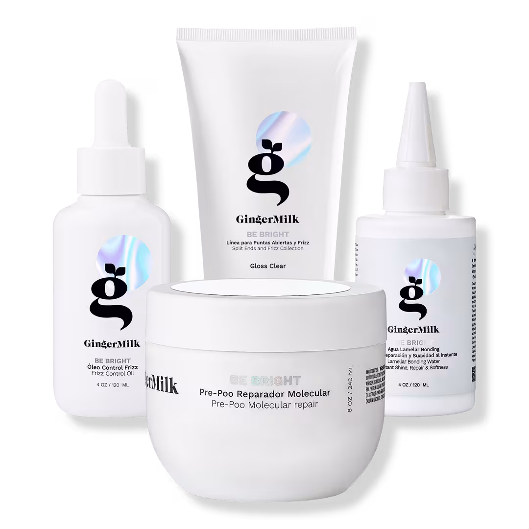 Ginger Milk  Shine & Frizz Control Hair Routine Be Bright