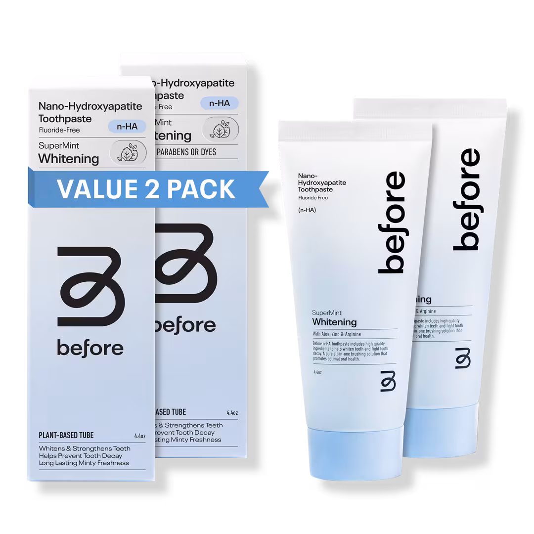 Before Oral Care  Before n-HA SuperMint Whitening 2-Pack