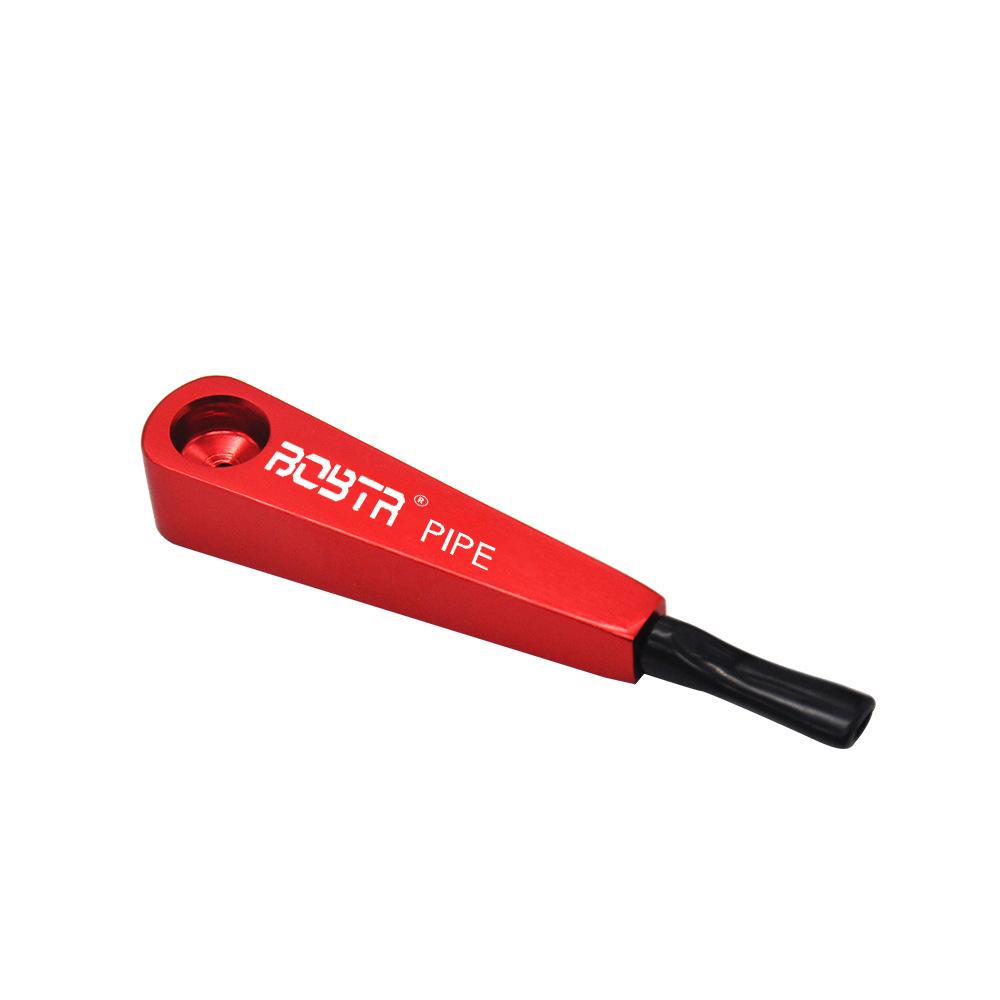 Straight Metal One Hitter Pipe
