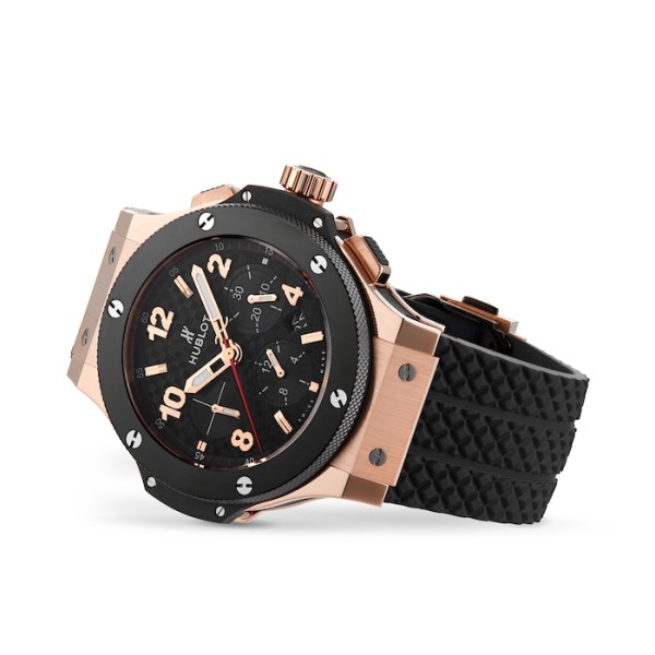 Replica Hublot Big Bang Men Automatic Black Rubber Watch 301.PB.131.RX