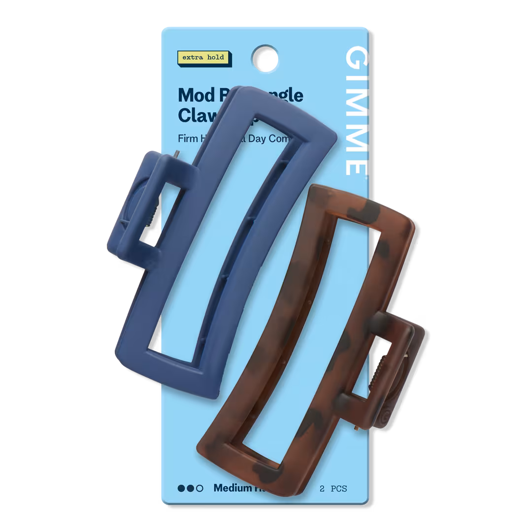 GIMME beauty  Thin Rectangle Claw Clip for Medium Hair