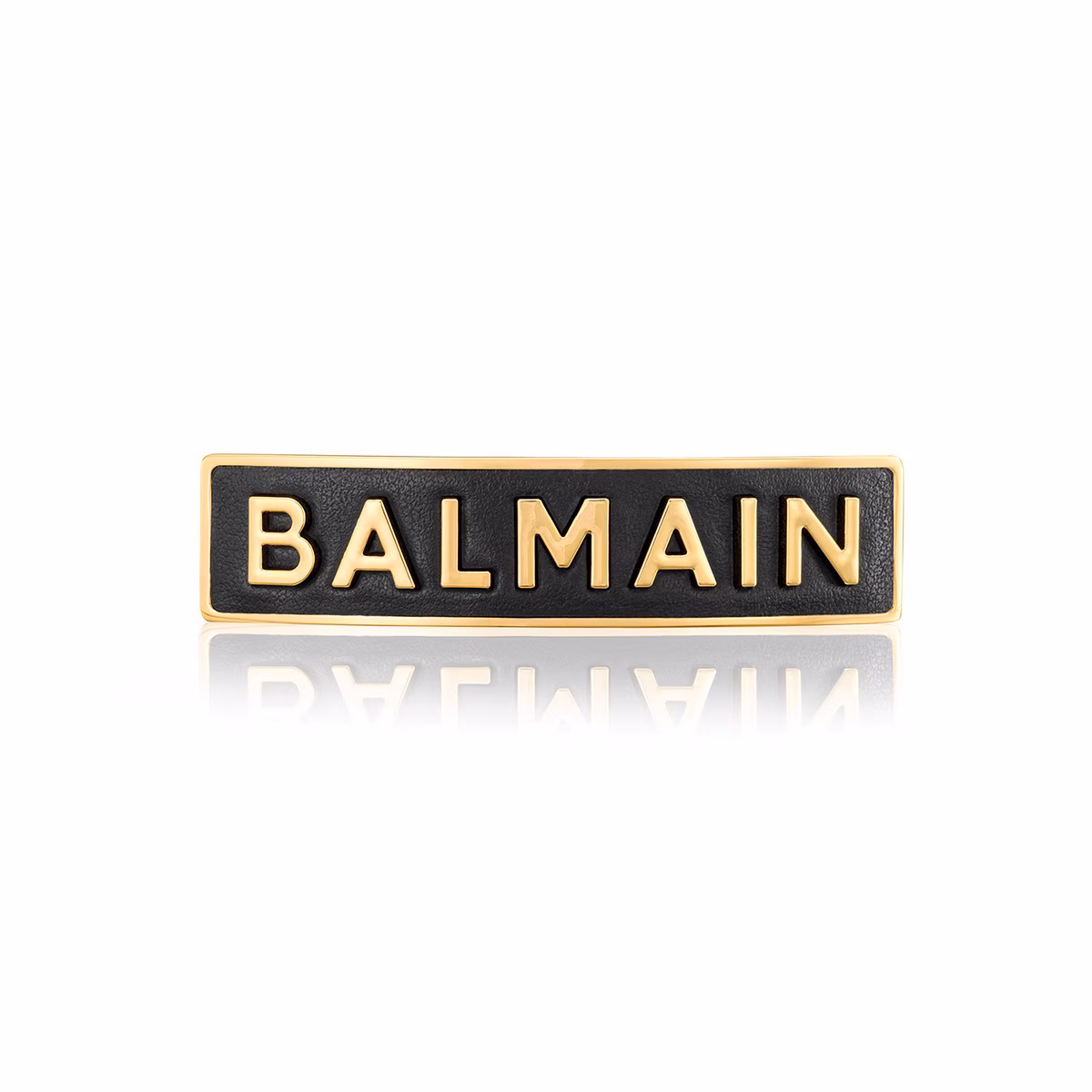 Gold Plated Hair Slide Logo