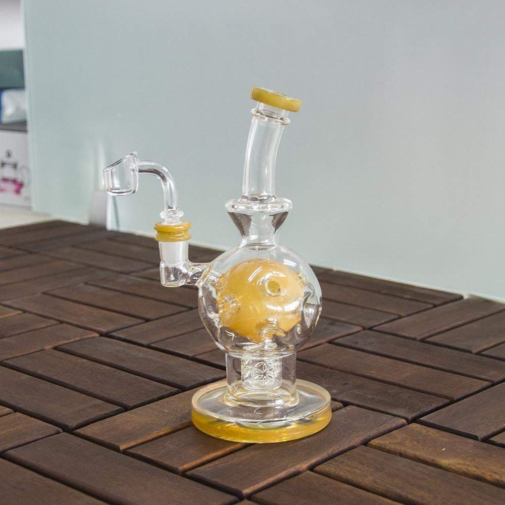 9 Glass Exosphere Fumed Perc Dab Rig