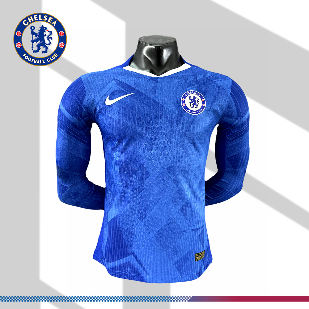 2025/2026 Chelsea Home Long Sleeve Football Shirt (Player)