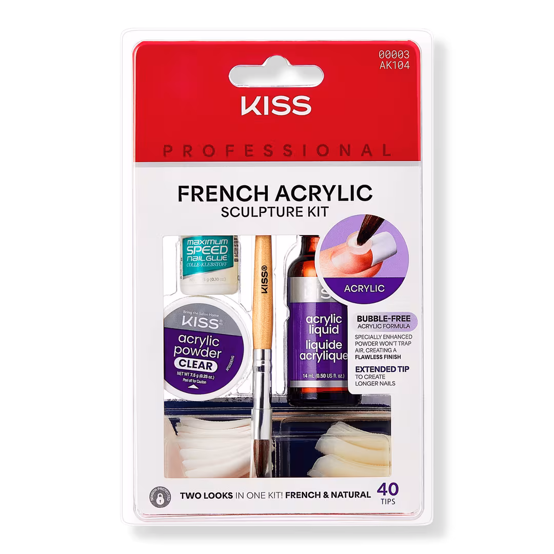 Kiss  French Acrylic Press On Nails Sculpture Kit