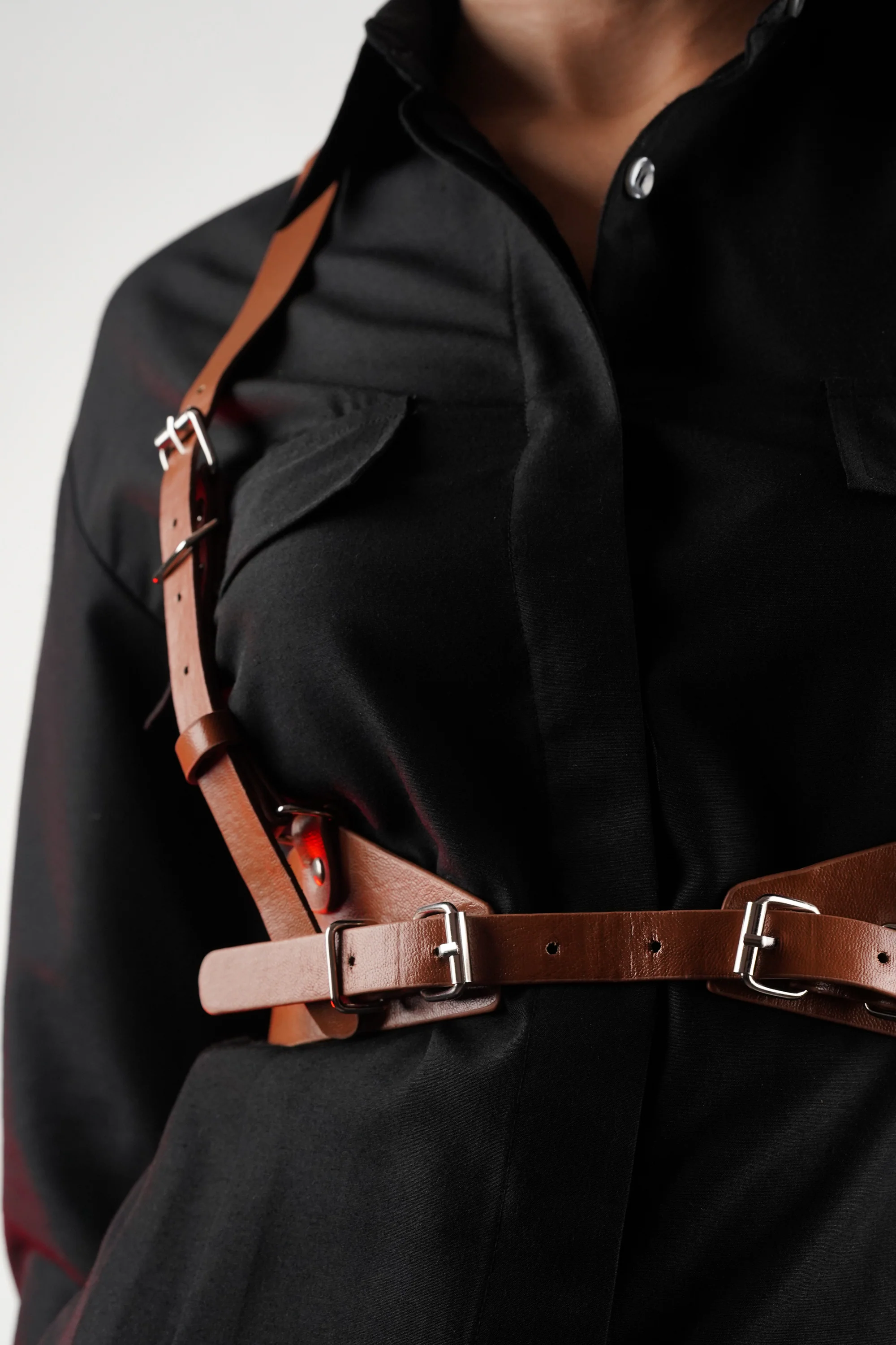 Harness Double Buckle Belt
