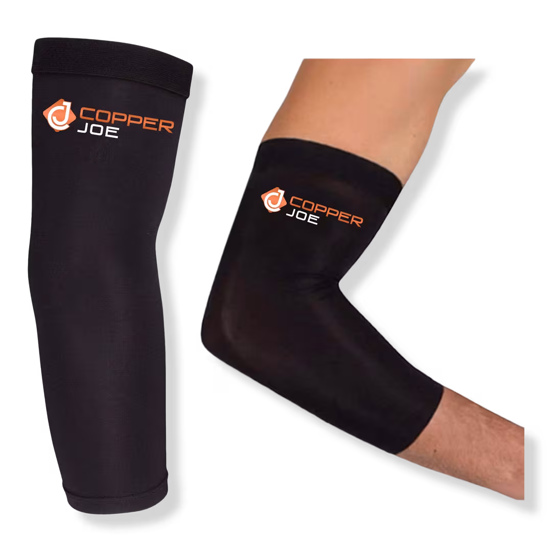 Copper Joe  Copper-Infused Elbow Compression Sleeves