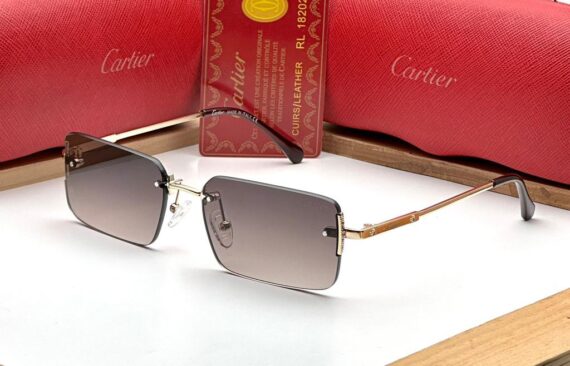 Cartier rimless sunglasses 4
