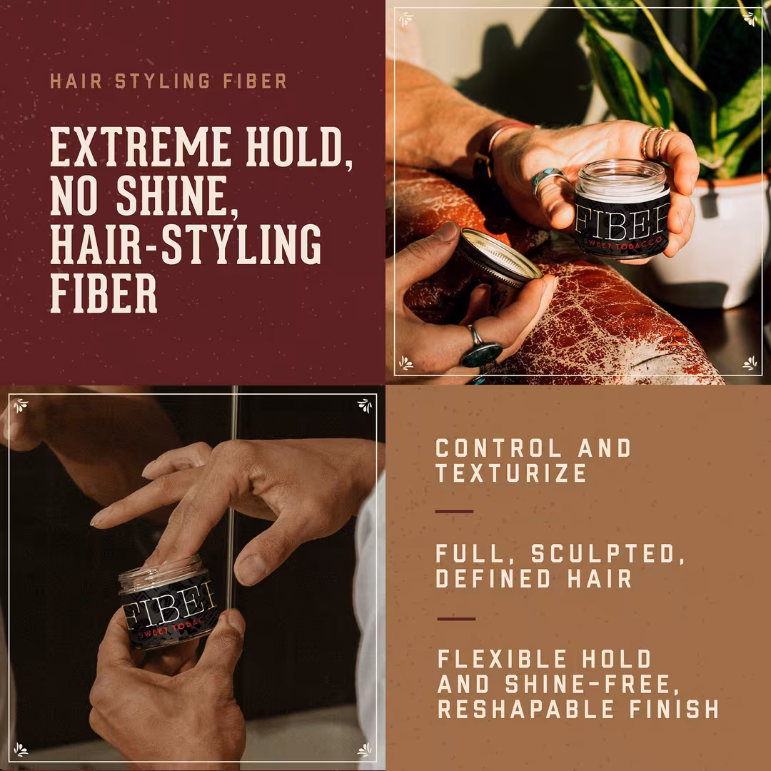18.21 Man Made  Sweet Tobacco Hair Styling Fiber