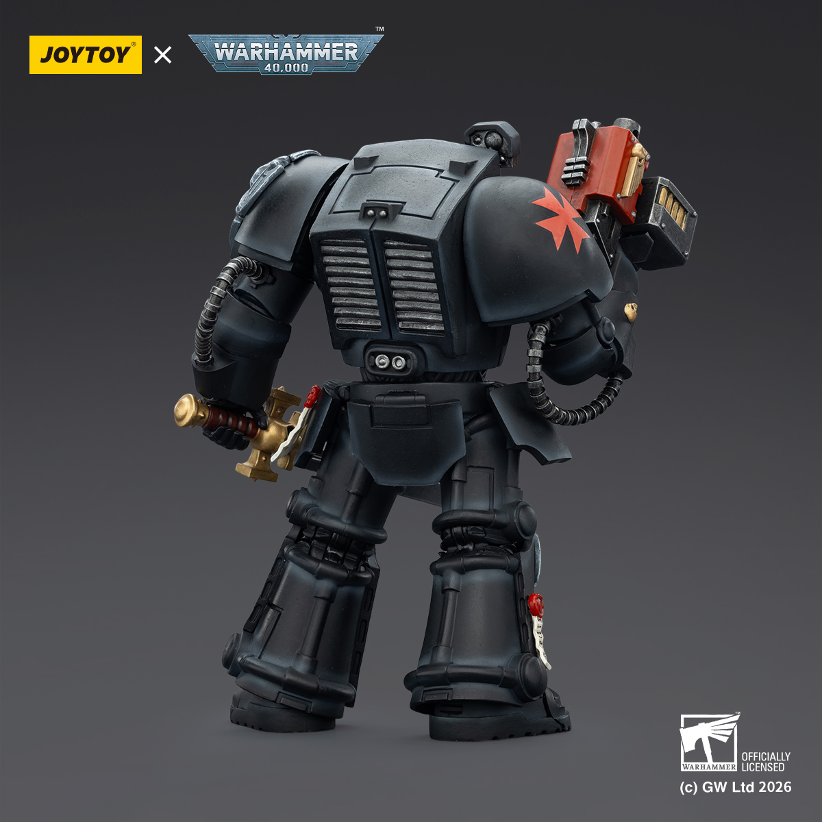 JOYTOY Warhammer 40k 1: 18 Black Templars Terminators - JOYTOY WORLD