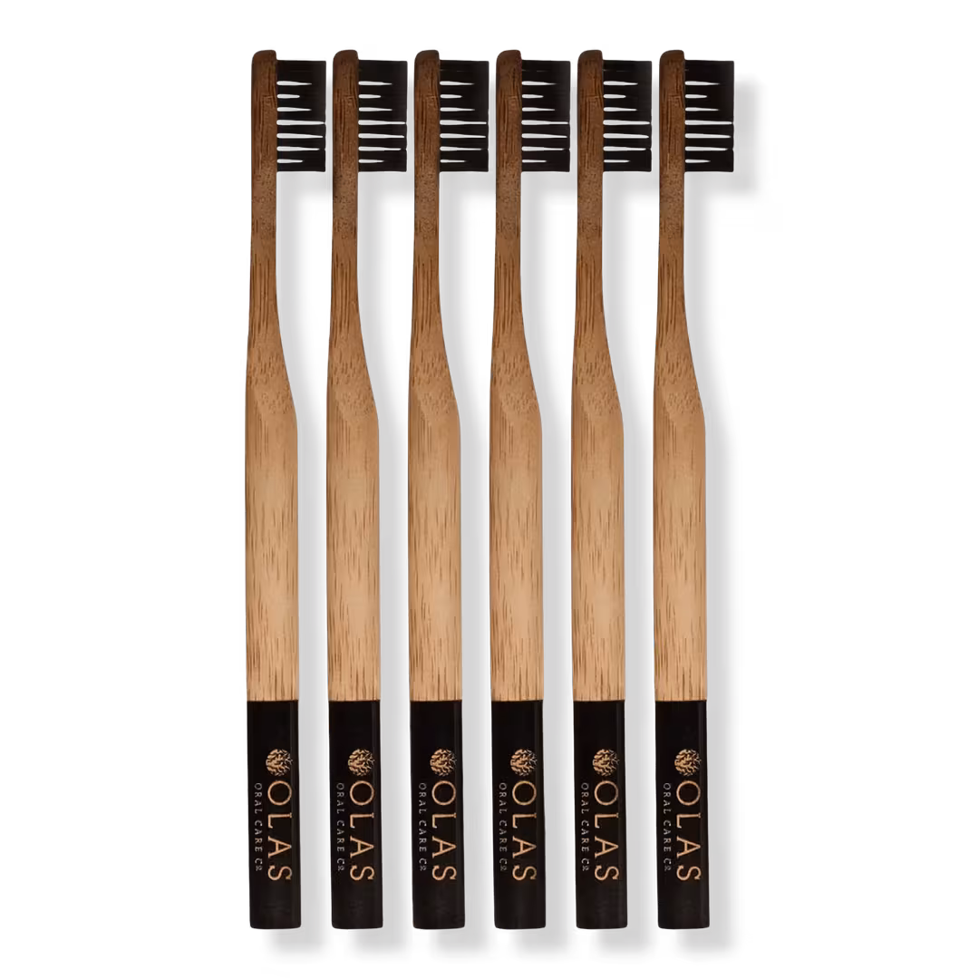 OLAS Wellness  Black Toothbrush Natural