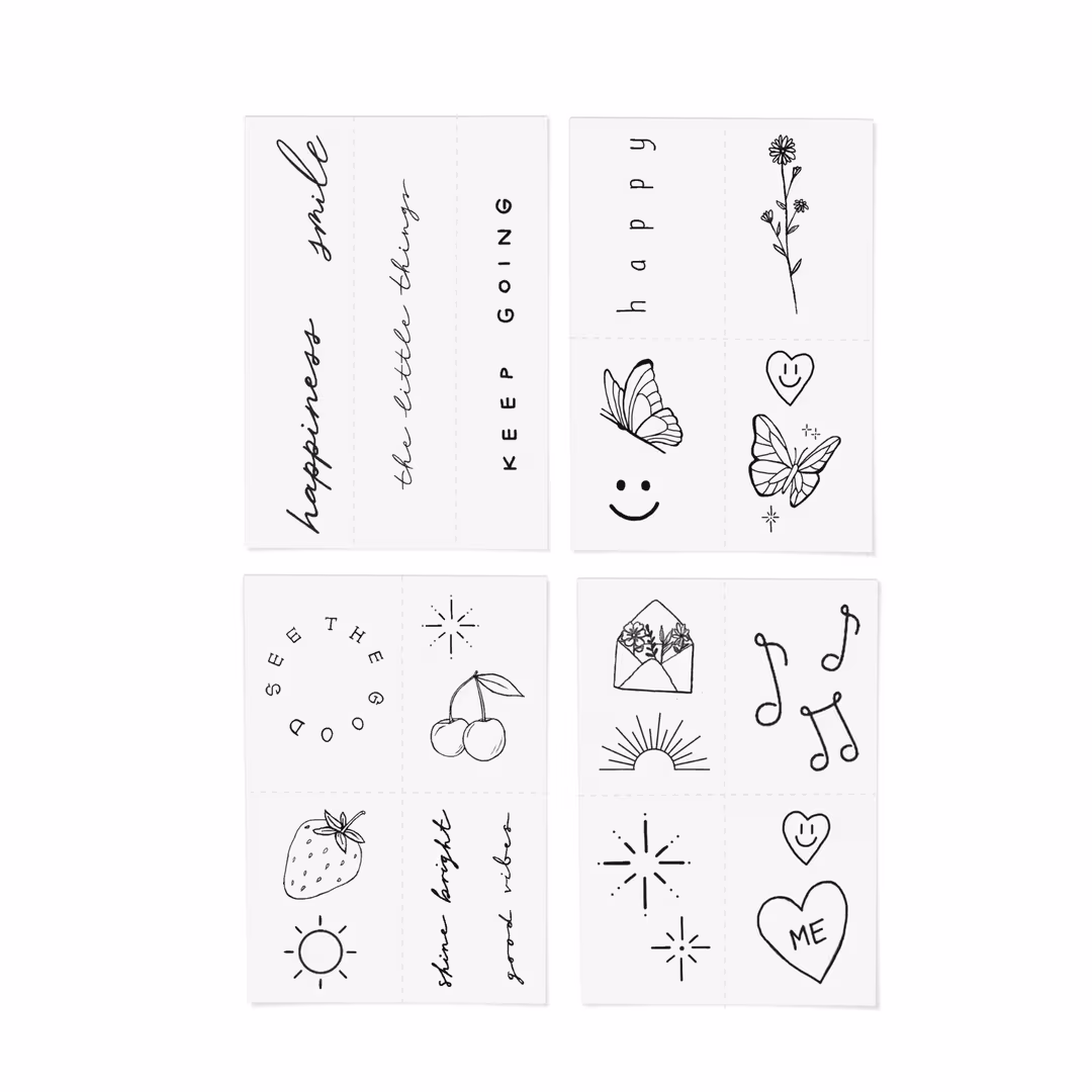 Inked by Dani  Feel Good Temporary Tattoo Pack