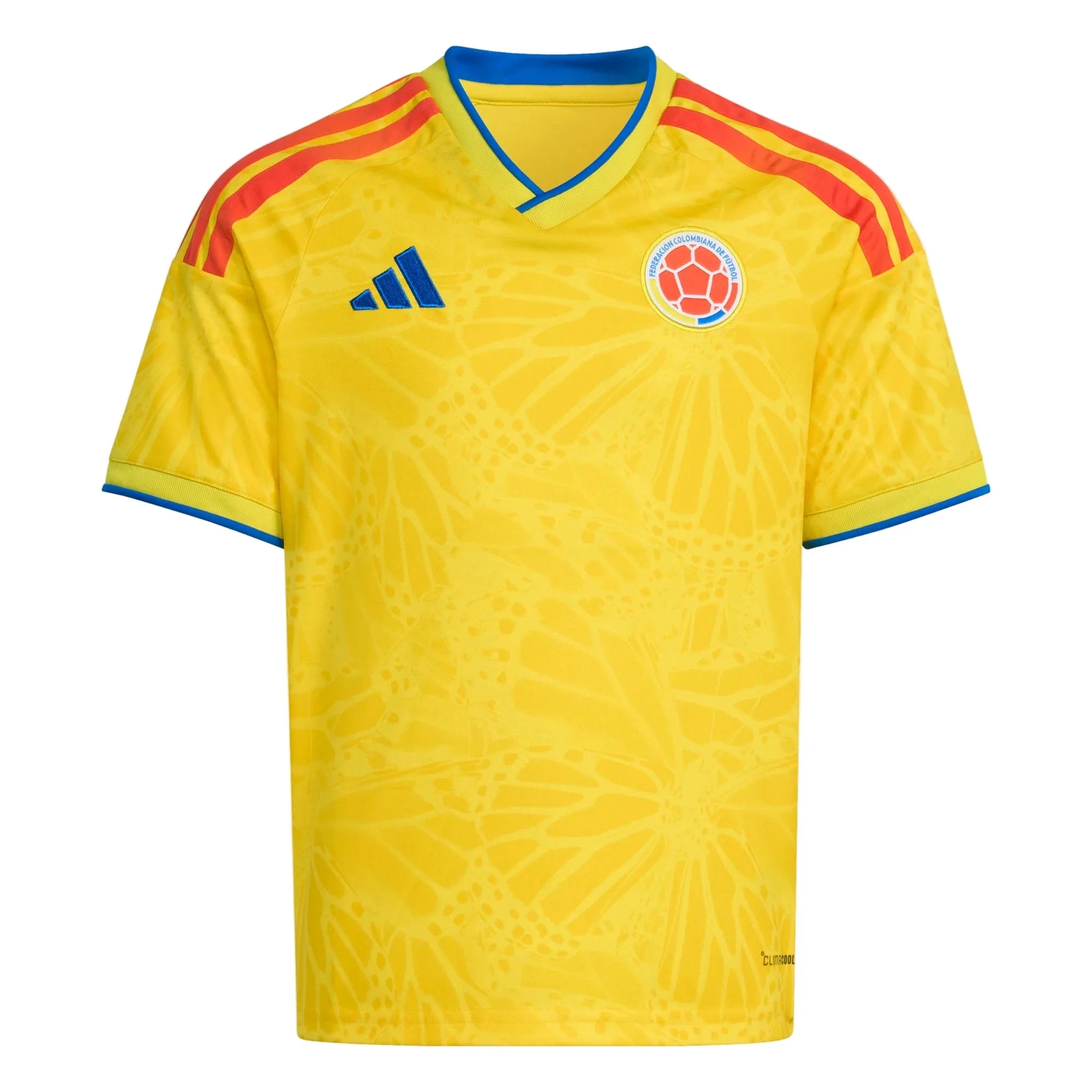 adidas 2026 Colombia Youth Stadium Home Soccer Jersey