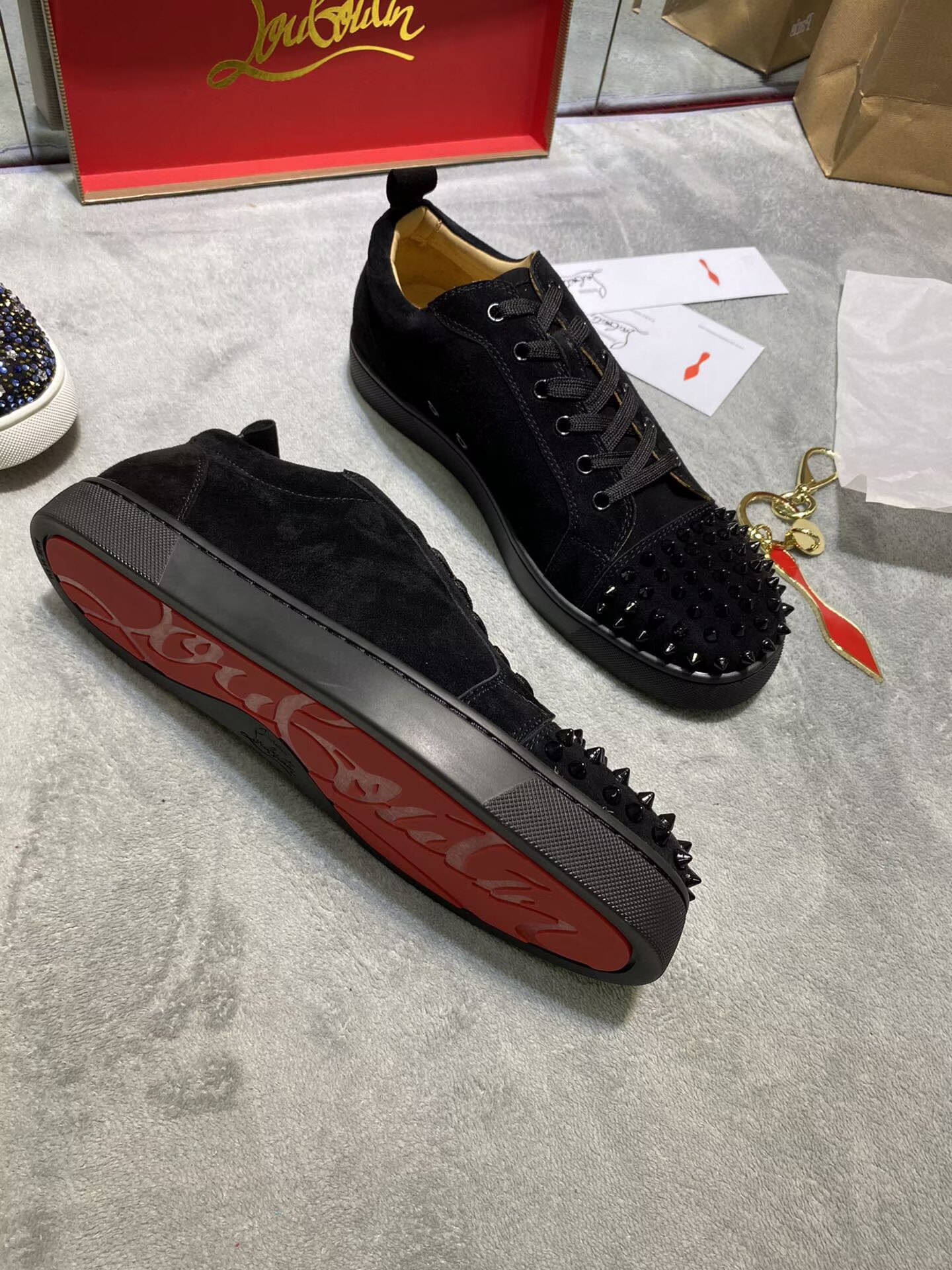 Christian Louboutin Louis Junior Spikes - CCSHOES