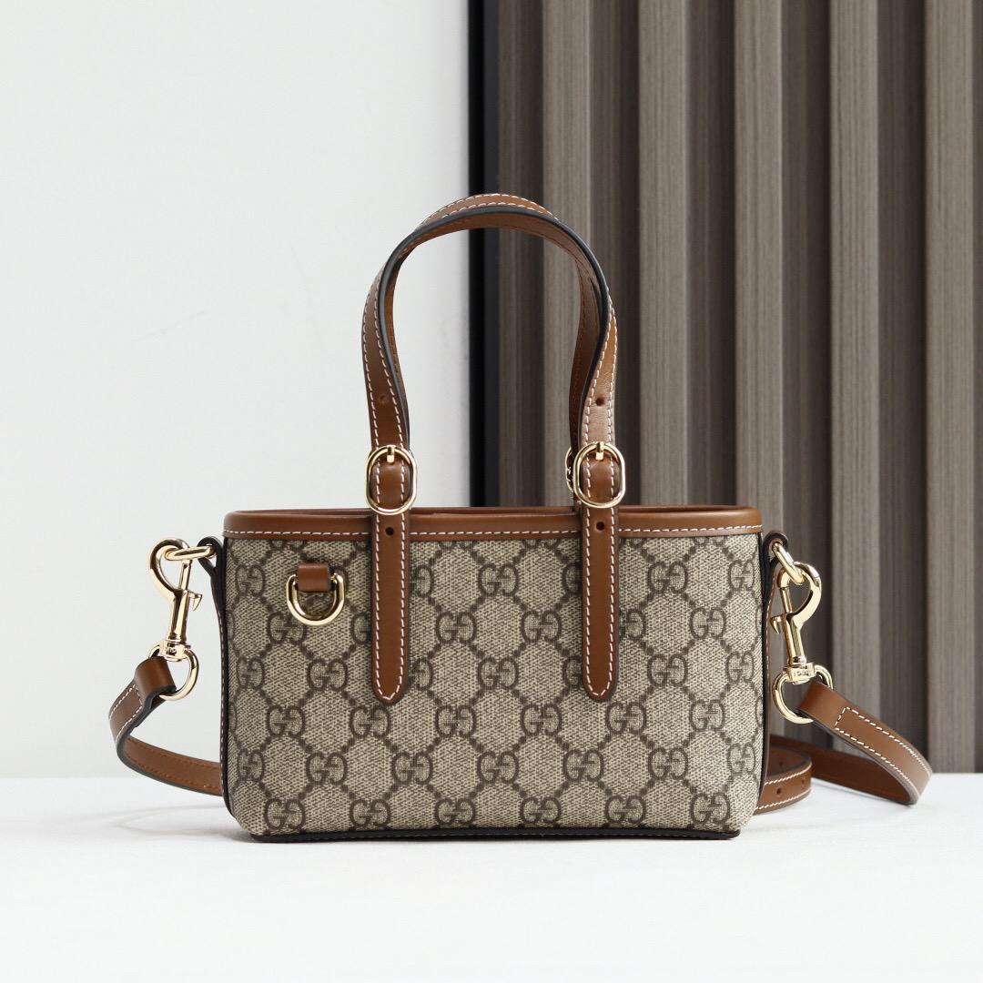 Gucci GG Emblem Mini Tote Bag
