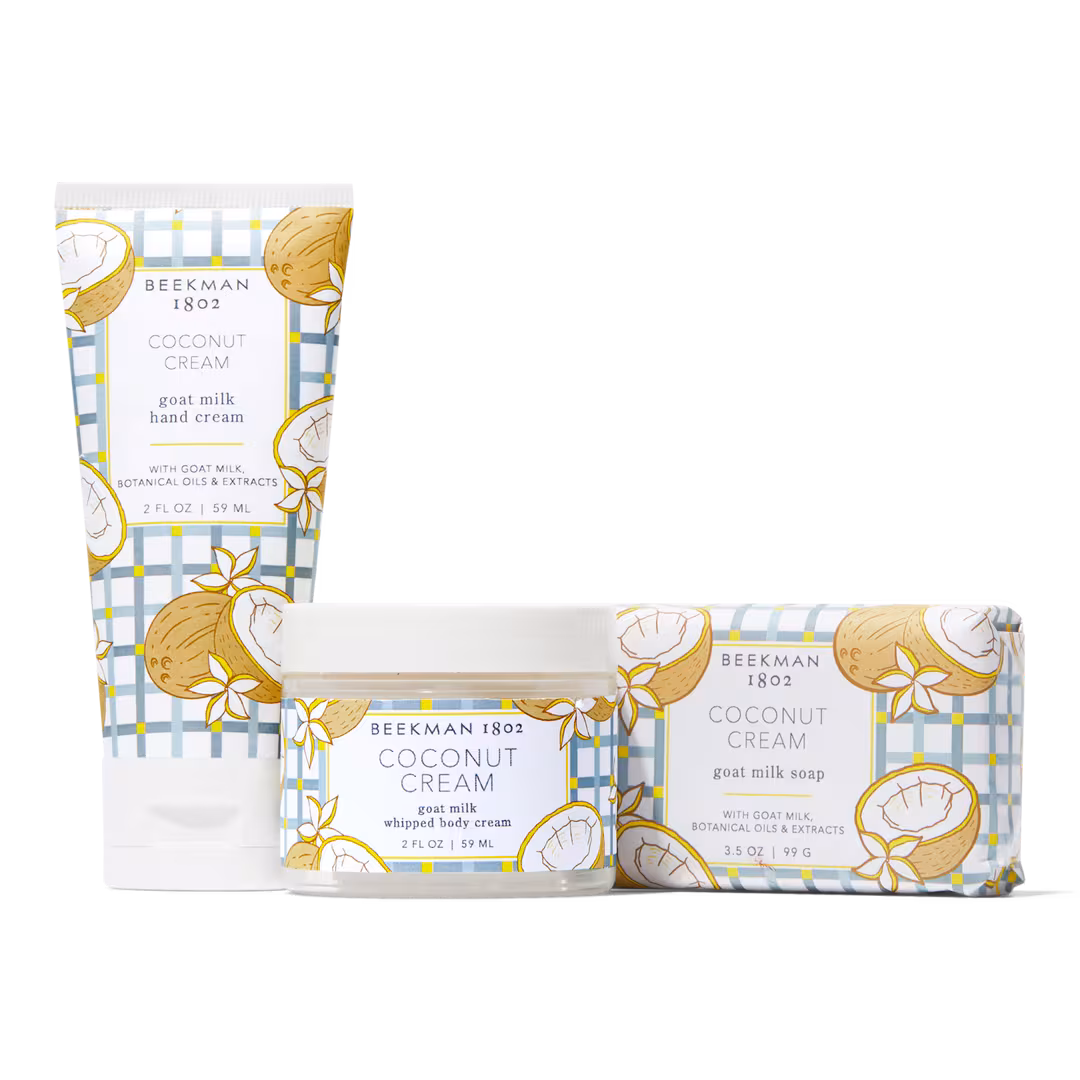Beekman 1802  Coconut Cream Goat Milk Bodycare Discovery Kit