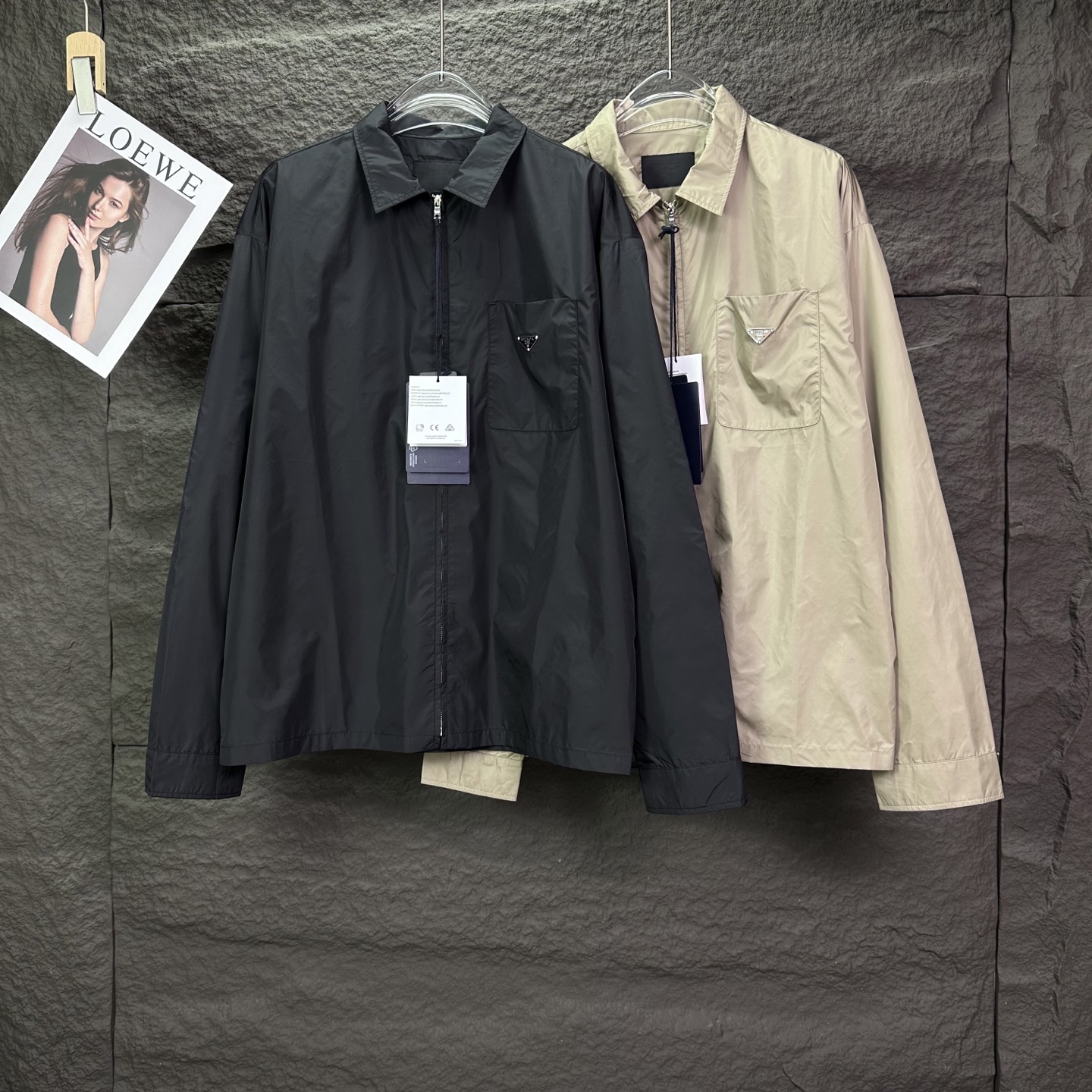 Prada Zip-Up Shirt