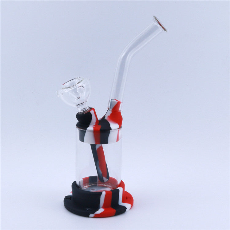 8 LED Luminous Silicone Detachable Dab Rig