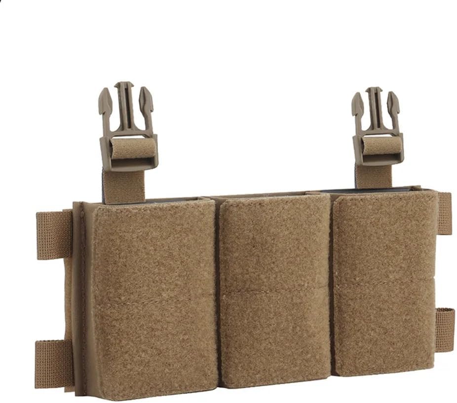USKDTAC KYWI Tactical Rifle Triple Magazine Pouch with Hook and Loop Fastener