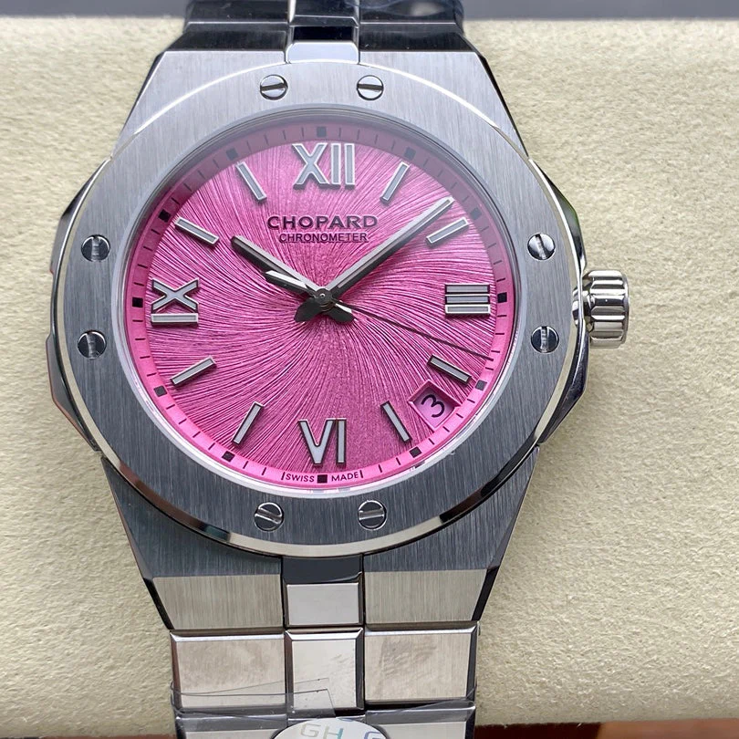 Chopard Watch Alpine Eagle 41mm Silver Pink Dial