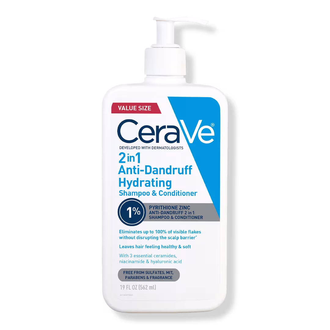 CeraVe  2-in-1 Anti-Dandruff Hydrating Shampoo and Conditioner