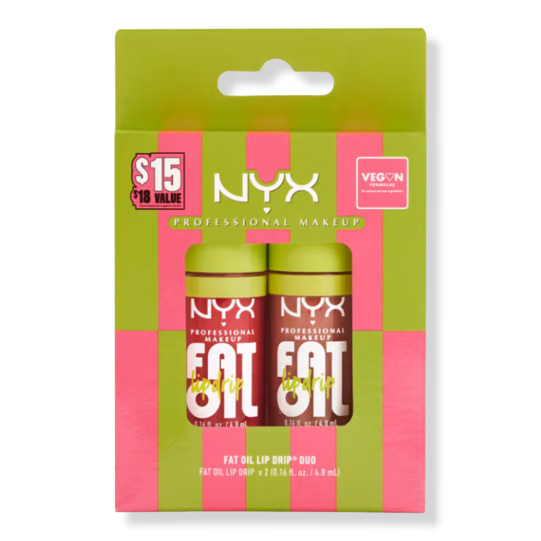 NYX Professional Makeup  Fat Oil Lip Drip Lip Oil Duo