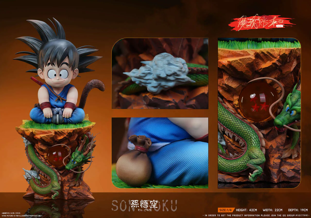 Dragon Ball - Kid Son Goku | 1:4 Resin Statue | by MWZB Studio