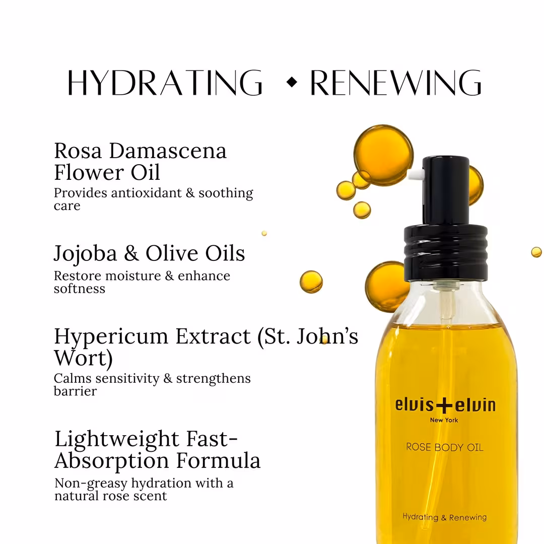 elvis+elvin  Rose Body Oil