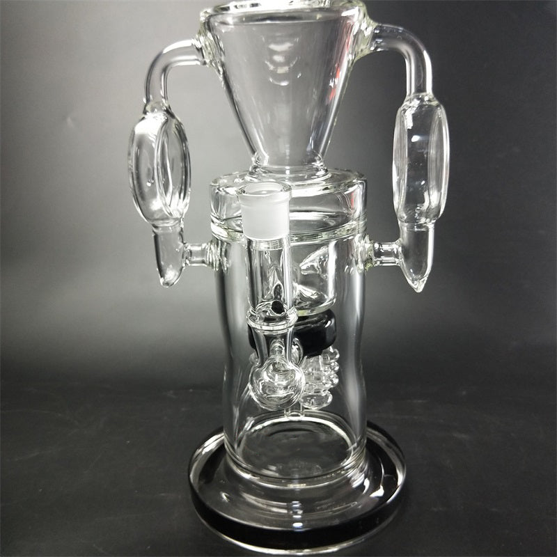 15 Triangle Recycler Glass Bong
