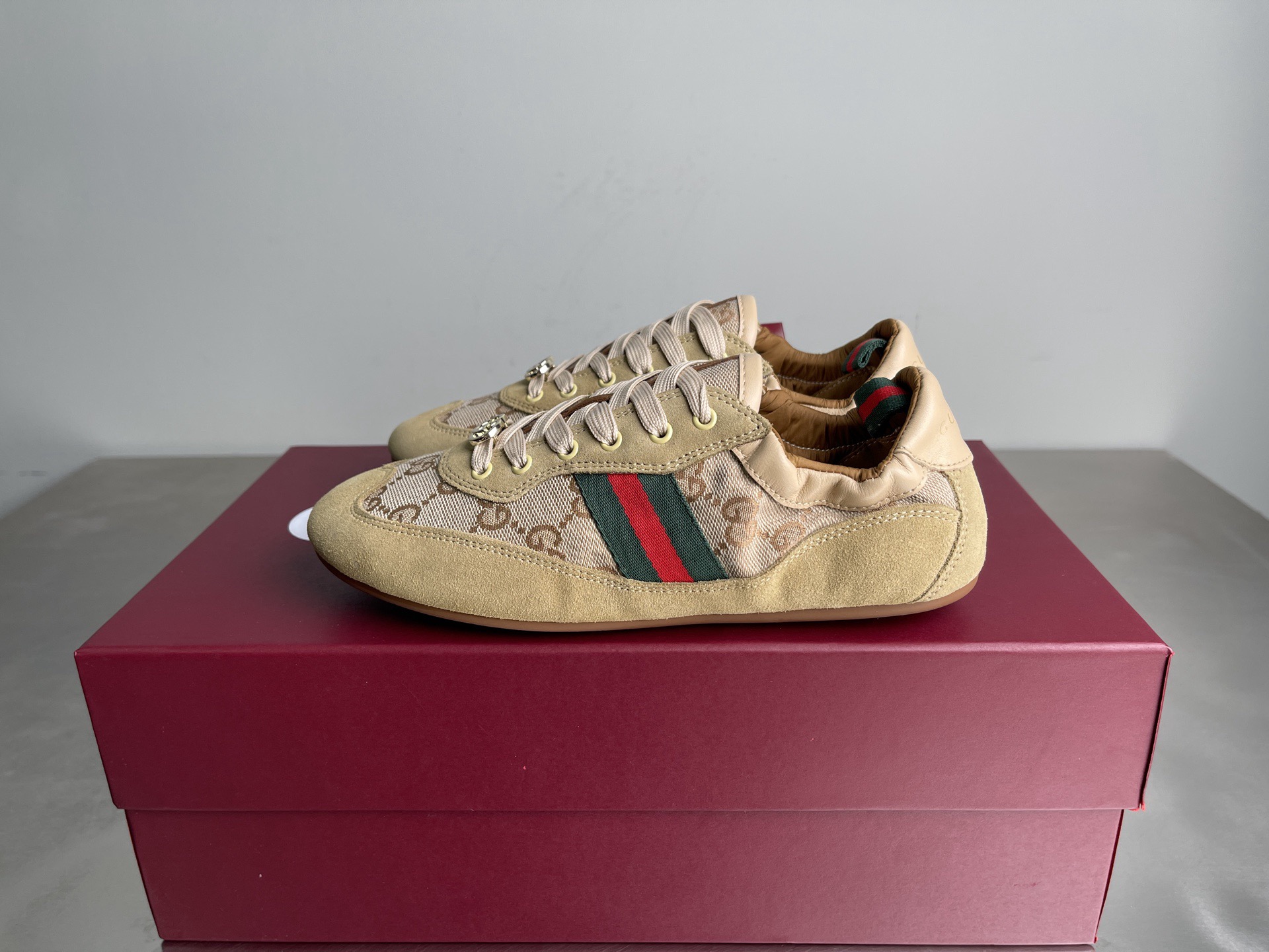 Gucci Shift GG New Ultralight Sneaker Suede