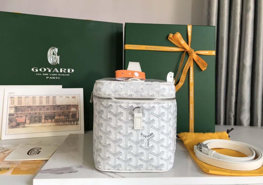 Replica Goyard MUSEVAPMLTY01CL03P Muse Vanity Case PM Bag White