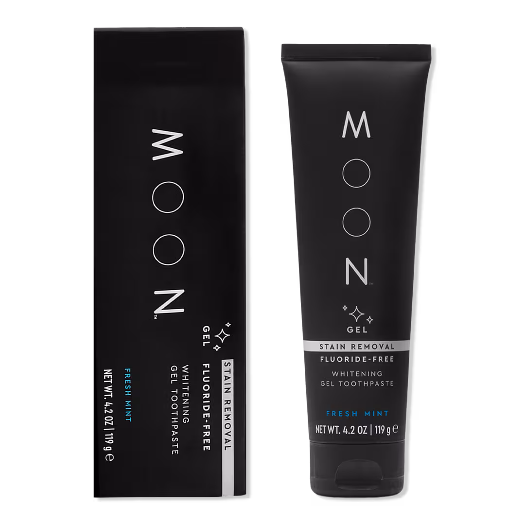 Moon  Stain Removal Fluoride Free Gel Whitening Toothpaste