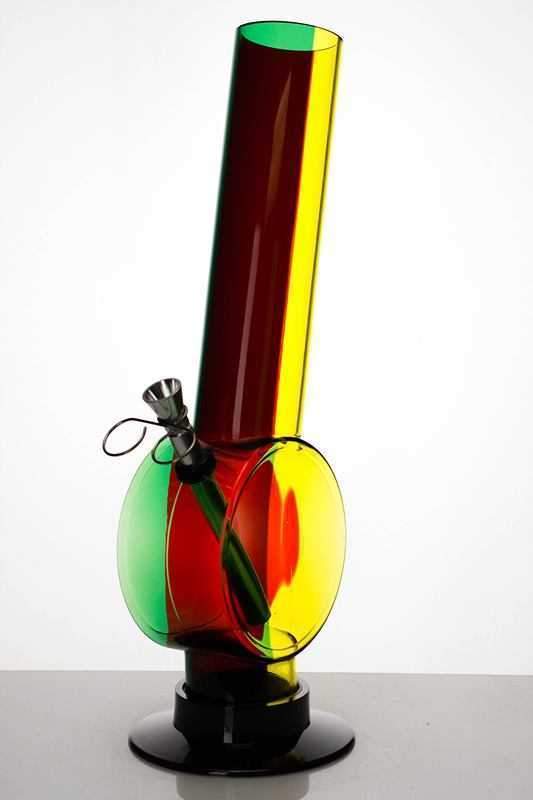 12 Acrylic Rasta Water Pipe