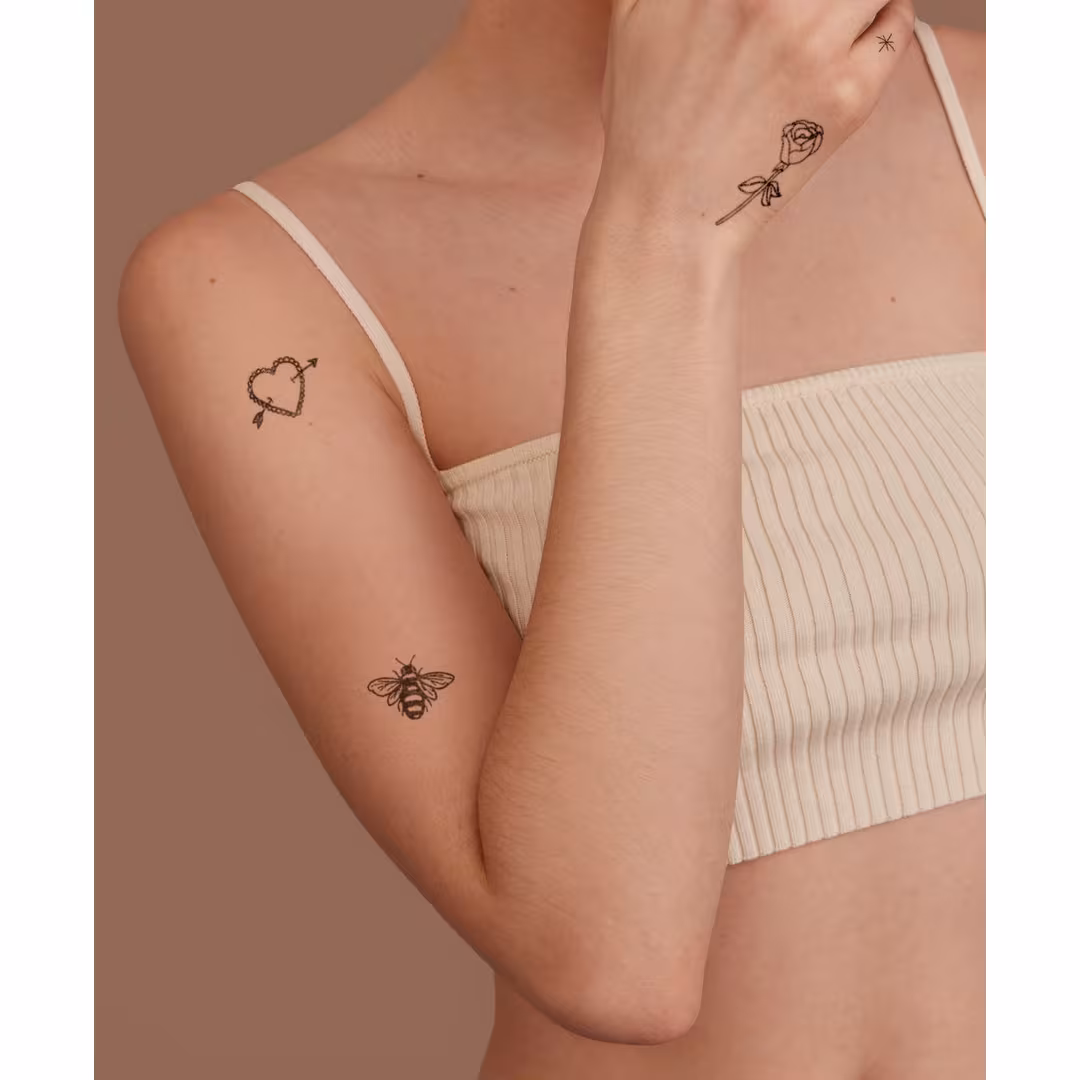 Inked by Dani  Embroidered Temporary Tattoo Pack