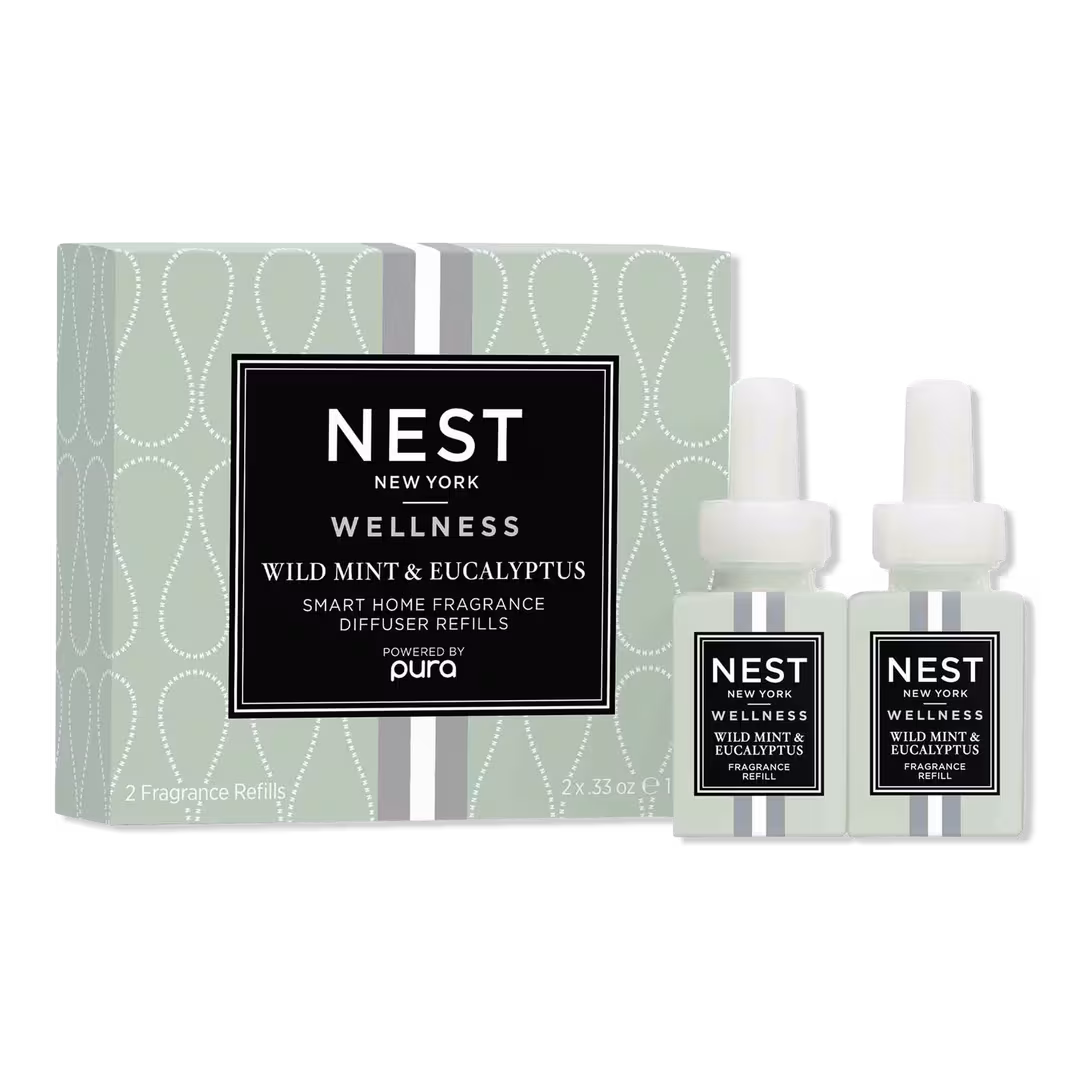 NEST New York  Wild Mint & Eucalyptus PURA Refill Duo
