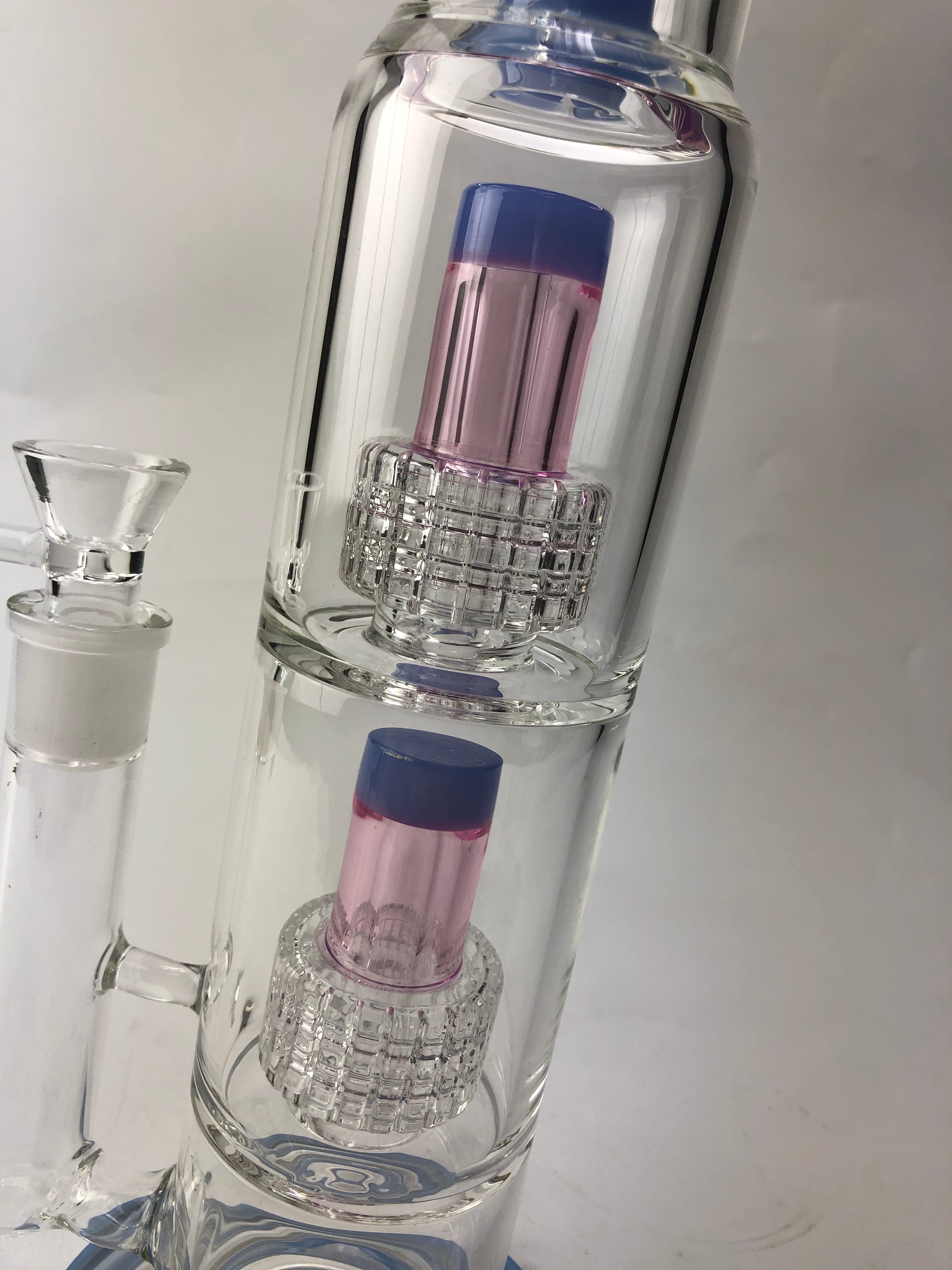 17 Double Matrix Perc Water Bong