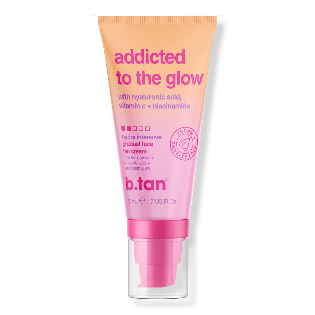 b.tan  Addicted To The Glow Gradual Tan Face Cream